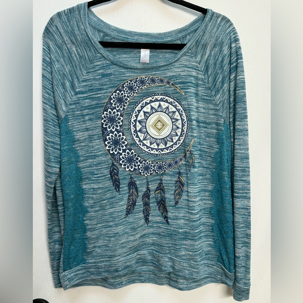 No Boundaries, Women’s - Juniors, Long Sleeve, Turquoise, Size XXL/2XG (19)